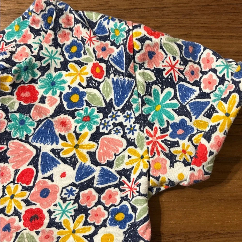 Girls Ok!e Dokie Colorful Floral Dress size 5T Spring/Summer
